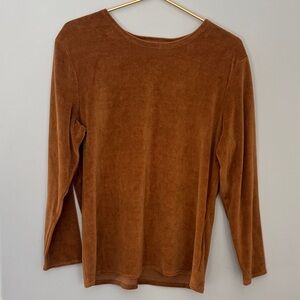 Vintage Velour Long Sleeve Top